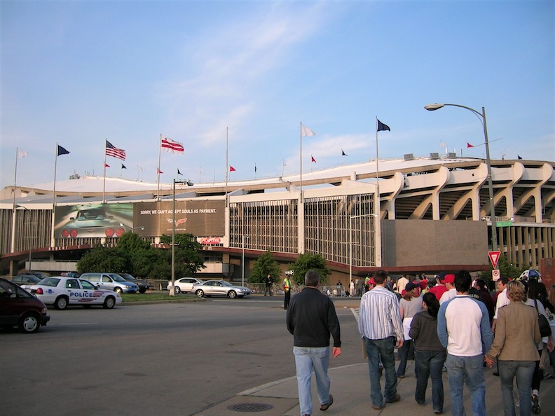 圖/國民隊 2005 到 2007 年之間的暫時球場 RFK Stadium。