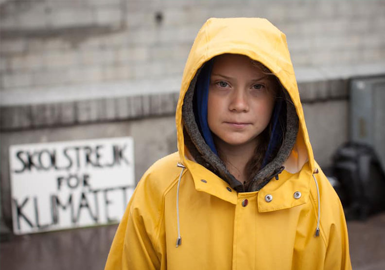 圖／瑞典環保少女桑柏格（Greta Thunberg）。取自Greta Thunberg臉書