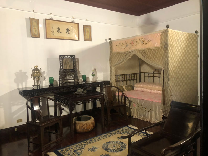 圖/辜家祖厝內部。