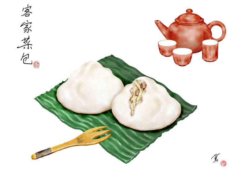 【魚夫專欄】佛心來著！桃園客家菜包