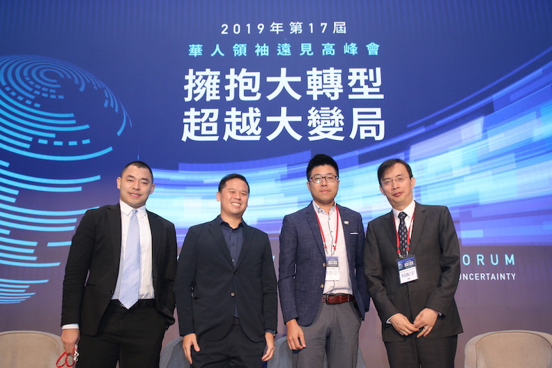 左起為何凱成、張友辰、龔建嘉、楊振宇。