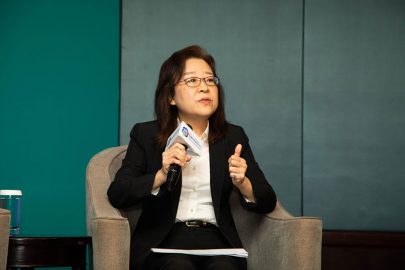 圖／LINE Bank籌備處專案管理辦公室負責人徐文玲。