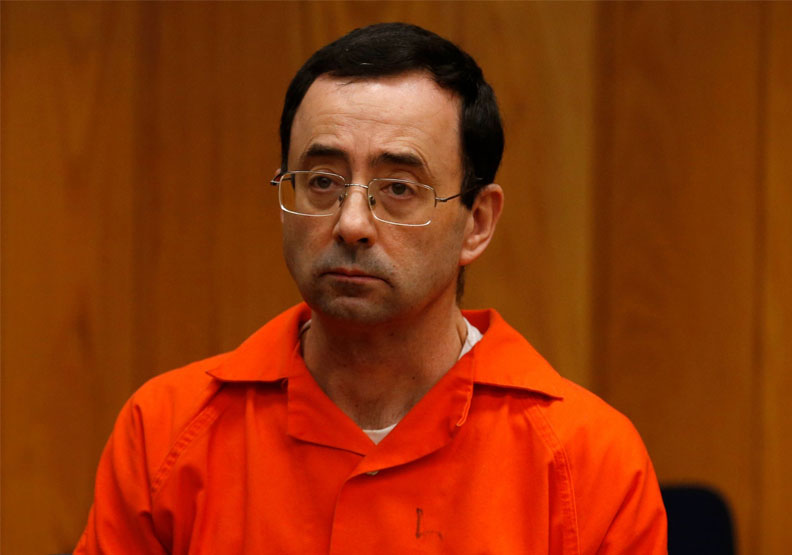 圖／美國體操代表隊前醫師拉里．納薩爾（Larry Nassar）。取自Random posts twitter