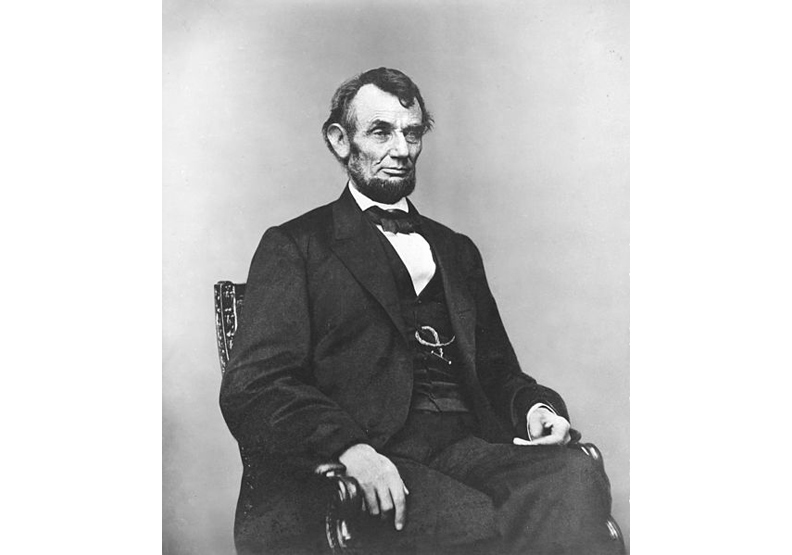 美國前總統林肯(Abraham Lincoln)。