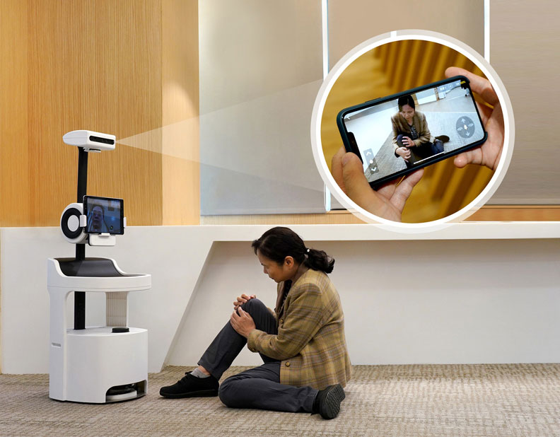 工研院以「PECOLA樂齡陪伴機器人」在2020年CES展拿下創新獎。工研院提供