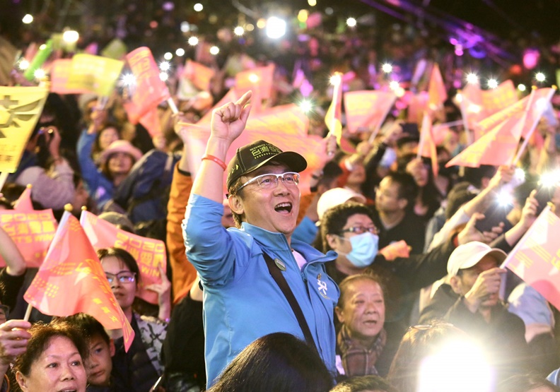 僅為選舉示意圖。張智傑攝