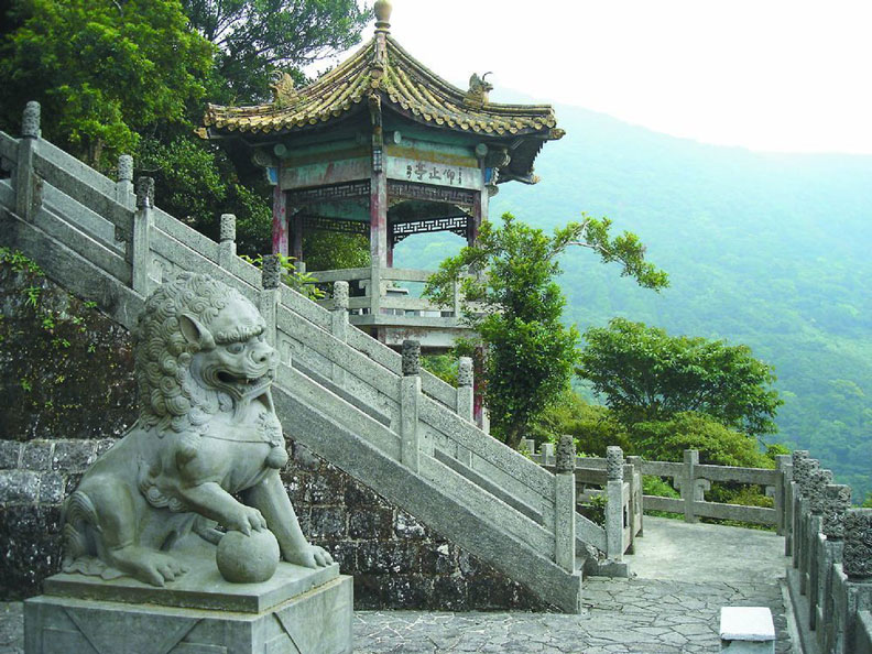 于右任墓園沿大屯山興建。聯合新聞網提供