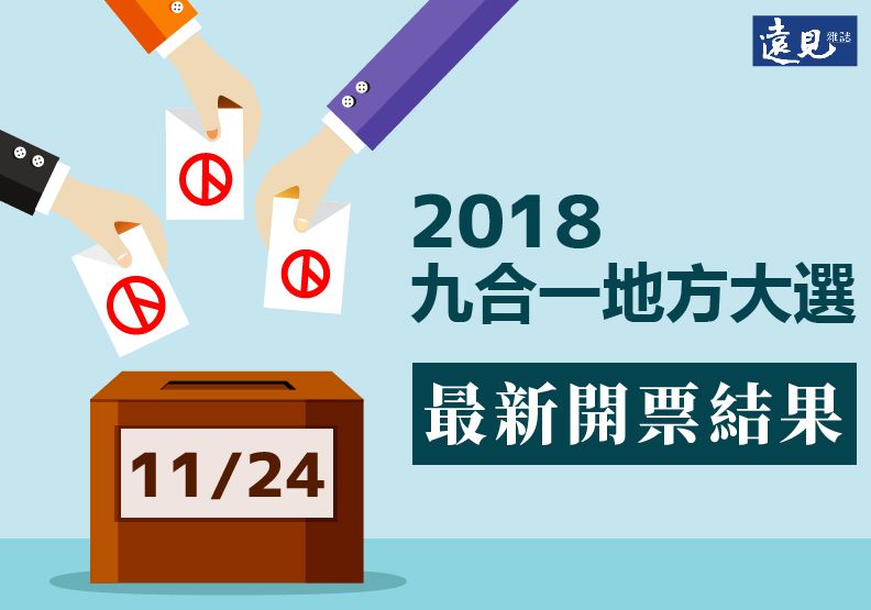 2018九合一地方選舉，各縣市最新當選名單看這裡！