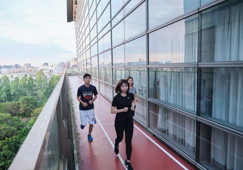 運動　是企業文化的一部分