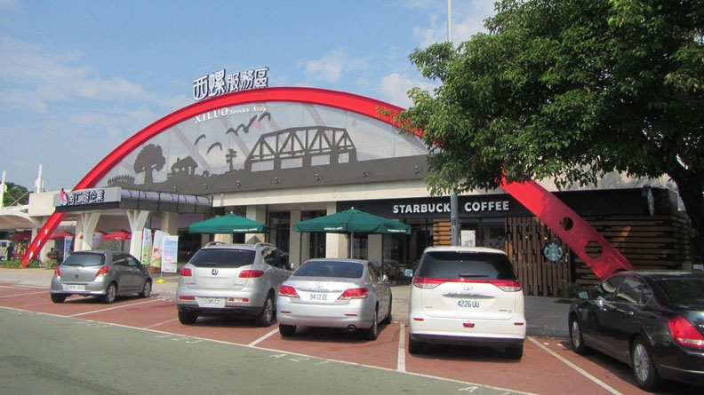 西螺服務區。經濟日報提供