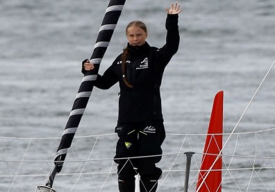 瑞典女孩桑柏格挺減碳，帶起拒搭飛機熱潮