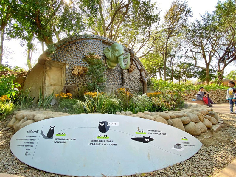 黃魚鴞大耳朵原本所在的鳥籠，現在將外圍鳥籠拆掉，成為紀念牠的區域。聯合新聞網提供