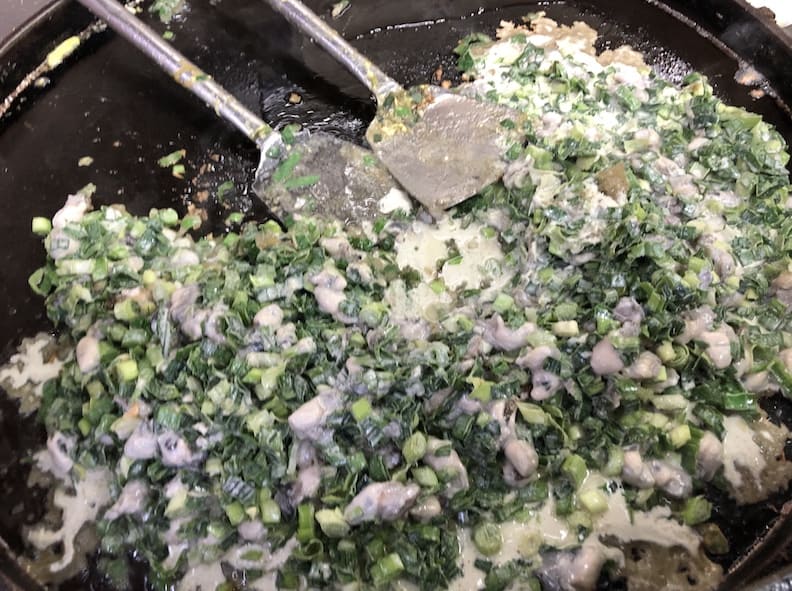 在廈門吃到的海蠣煎。野島剛提供