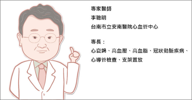 台南市立安南醫院心血管中心李聰明醫師。
