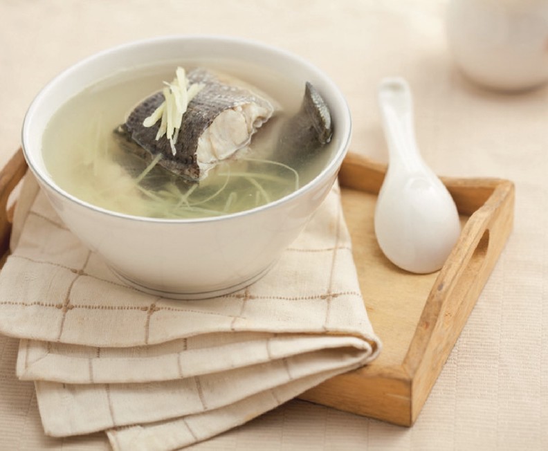 新鮮的魚肉煮湯,同樣風味絕佳。