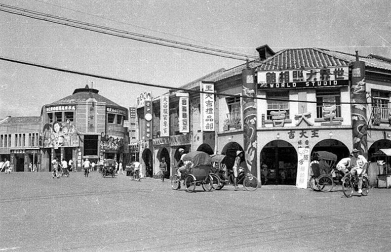 1957年的西門町圓環。(鄧秀璧 攝)