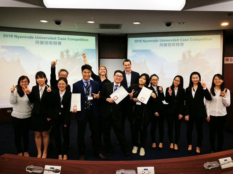 長庚大學管理學院與荷蘭 Nyenrode大學合作個案競賽，激發學子分析及解決問題的專業能力，展現在校所學成果。