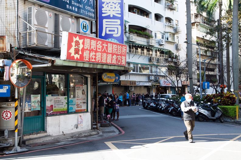 口罩實名制上路首日。池孟諭攝