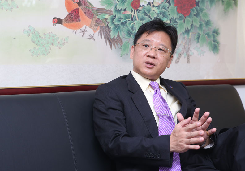台企聯總會長李政宏，圖為2017年資料照。蘇義傑攝