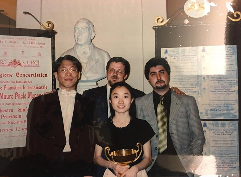 透過比賽不但獲取演奏經驗可以結識更多音樂好手,讓陳介涵眼界大開。