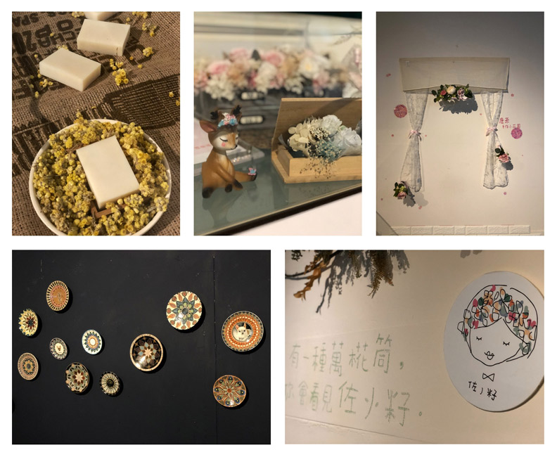 展覽現場有6組駐場創作團隊共同展出。