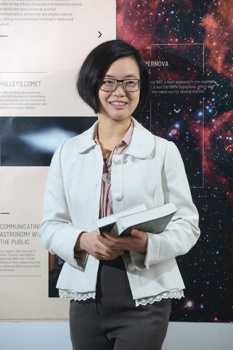 臺灣師範大學地球科學系創系35年來最年輕的助理教授李悅寧。