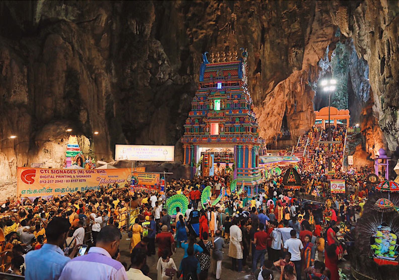 馬來西亞的印度教活動大寶森節。取自@ShaFoShizzle推特