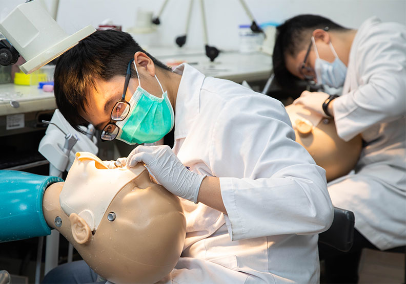 圖為陽明大學牙醫系。