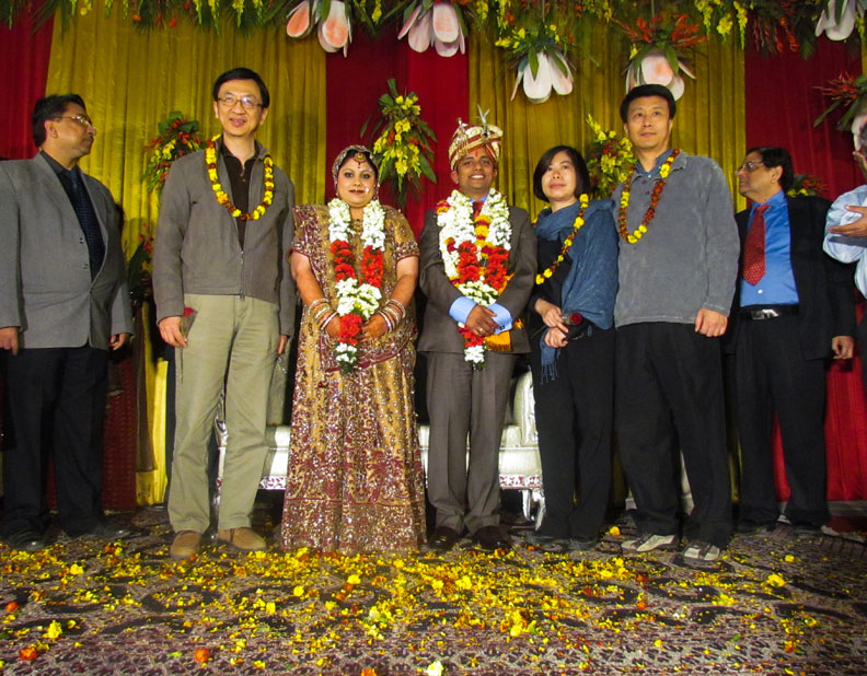 在印度工作多年，郭耿聰已經與印度夥伴累積了深厚的情感，也會應邀參與重要典禮和活動。