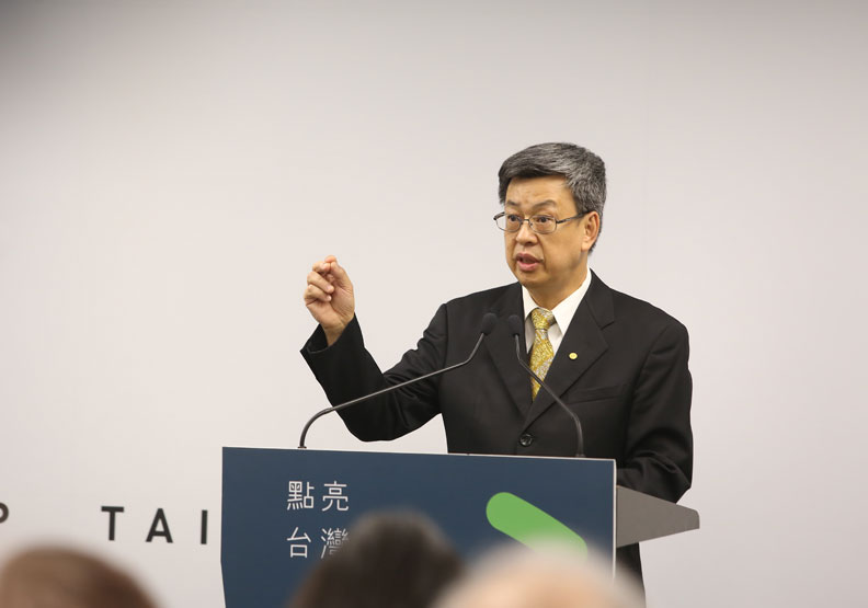 公衛專家副總統陳建仁。蘇義傑攝