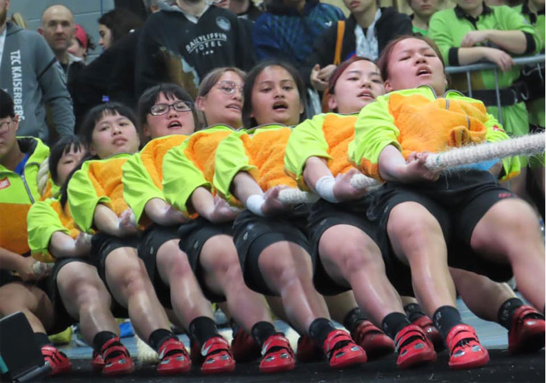 景美女中拔河隊。取自中華民國拔河運動協會臉書