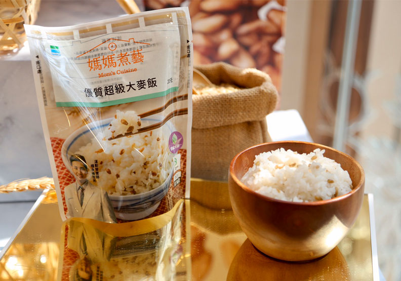 全家超級大麥飯。張智傑攝