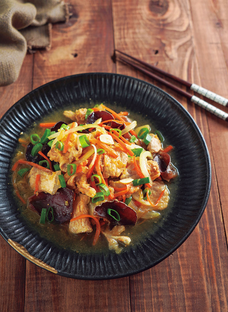 木耳薑汁燒肉片。