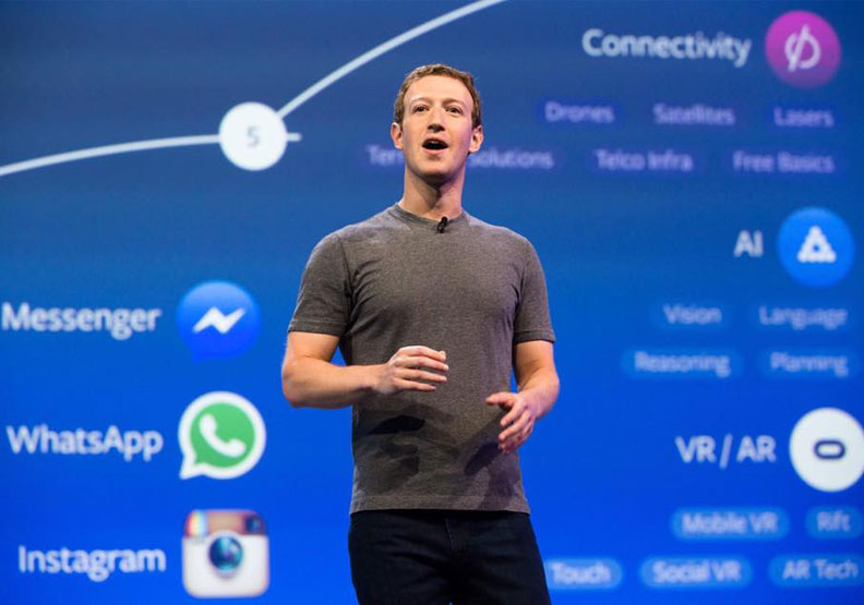 臉書創辦人祖克柏(Mark Zuckerberg)。取自Mark Zuckerberg臉書