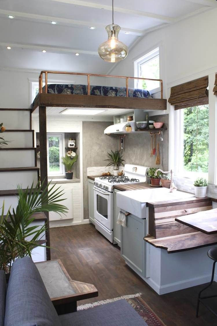 麻雀雖小、五臟俱全,迷你小屋一樣能達到舒適的家居環境。出自Country Living