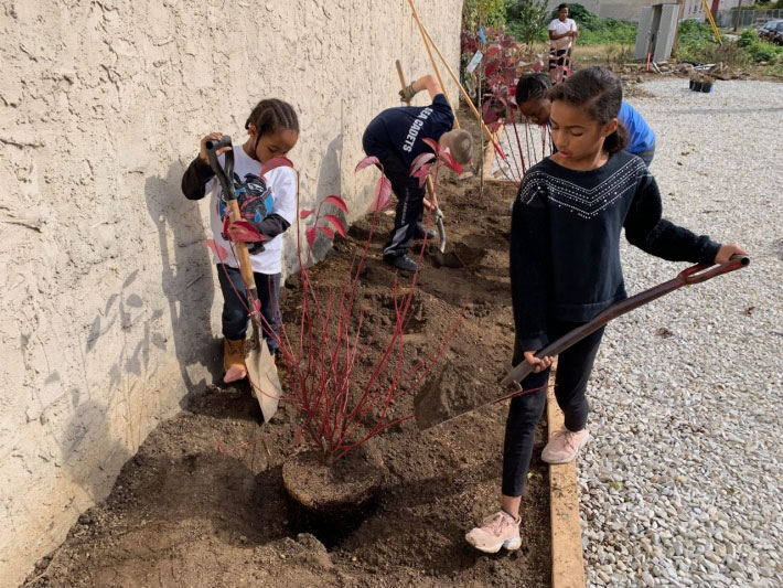 社區居民可以自行動手將公園完成,僅需不到一週的時間。來源:Thomas Jefferson University