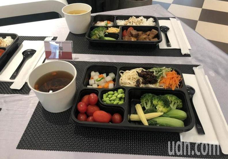 瀚寓酒店成為北市第三間防疫旅館,飯店供應的三餐今也對外曝光。聯合新聞網提供