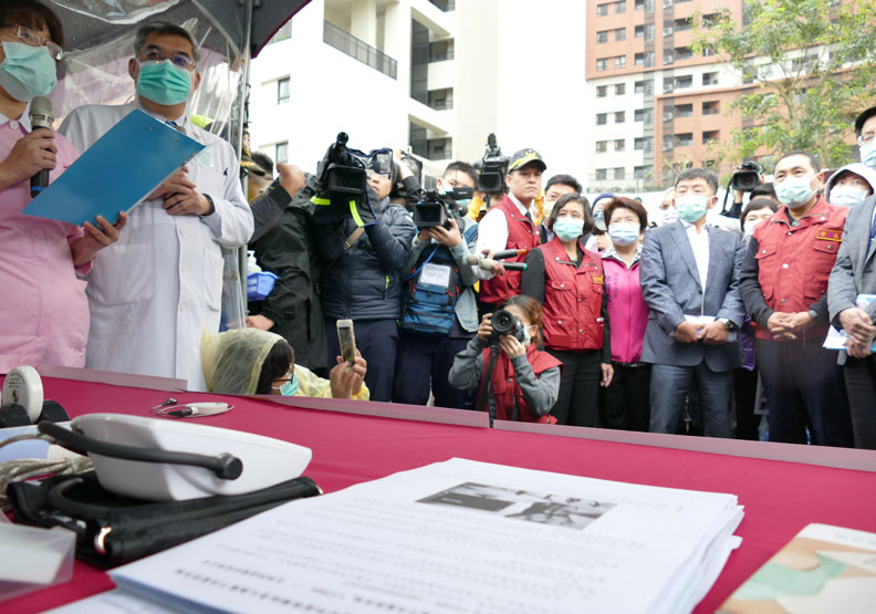 侯友宜擔心中央防疫措施做的仍不夠快。圖片取自新北市政府