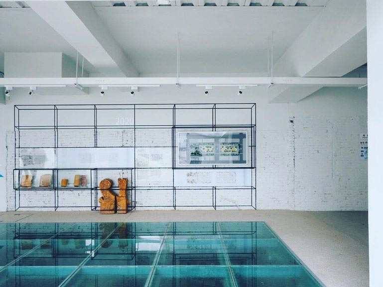 中國城遺址拆除回填的展示區,收藏台南人共同回憶。圖片來源:IG_eric_huang_cheng_jui