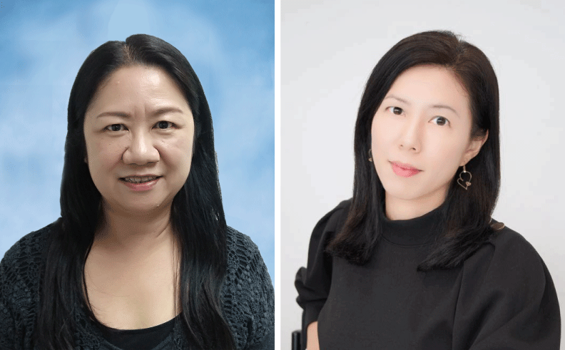 (左)香港運輸物流學會會長倫婉霞;(右)香港物流協會會長袁美儀。