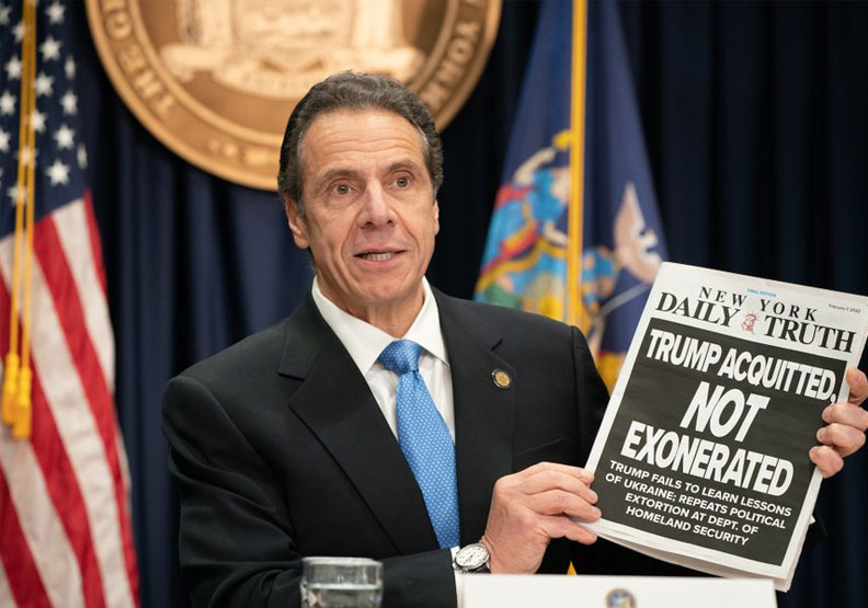 圖／紐約州長郭謨（Andrew Cuomo）。取自@NYGovCuomo twitter