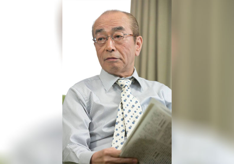 圖／日本「喜劇之王」志村健因新冠肺炎病逝。擷自志村健臉書