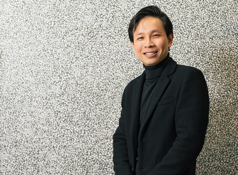 圖為空間美學室內裝修有限公司主持設計師陳鵬旭