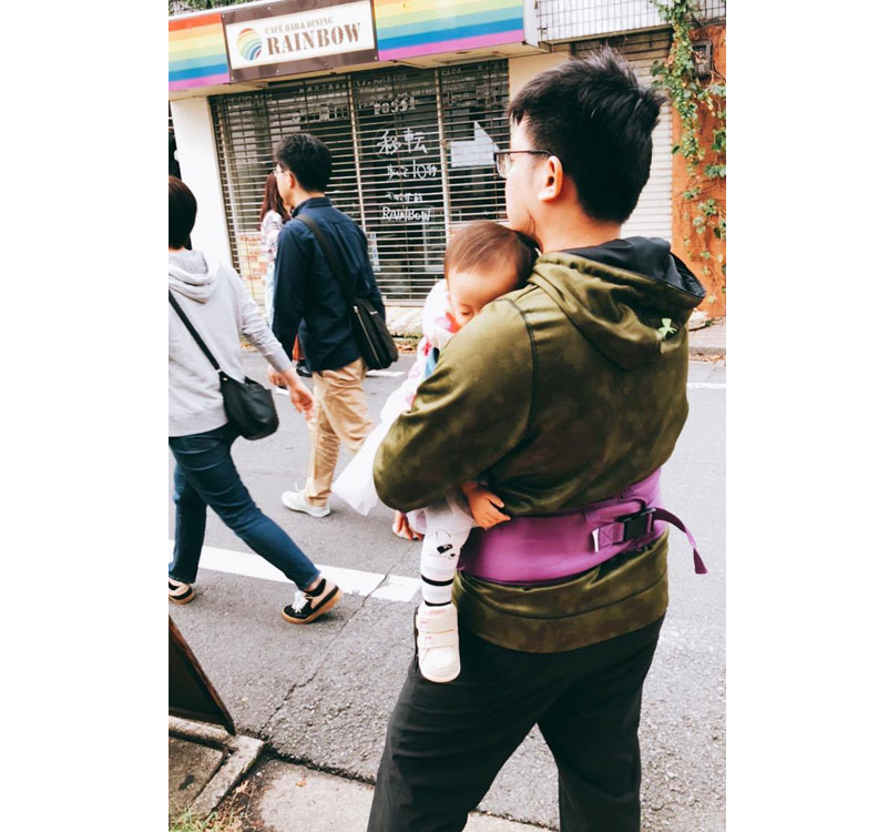 男性的產後憂鬱症也不容忽視;柯俊銘提供。