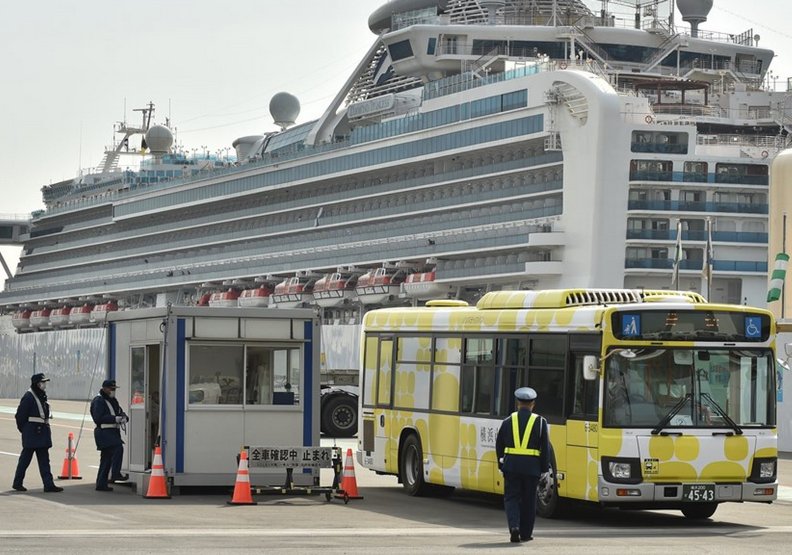 鑽石公主號是當時疫情最嚴重的時刻