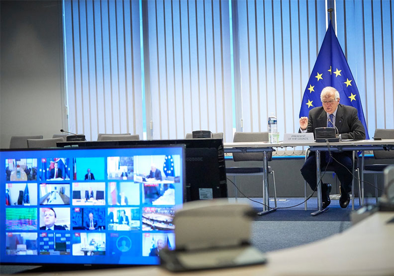 圖／歐盟外交和安全政策高級代表豐特列斯（Josep Borrell i Fontelles）。取自@VibattuEUspox twitter