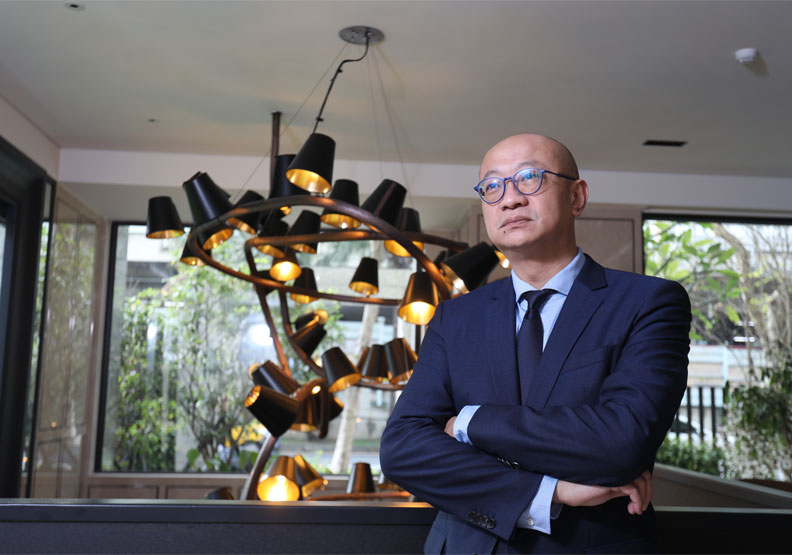 圖／宜諾集團董事長王劭仁。蘇義傑攝