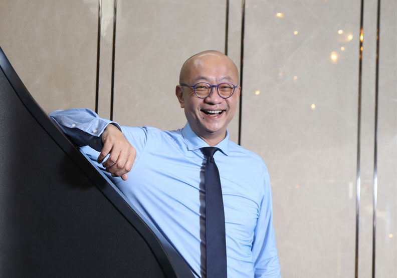 宜諾集團董事長王劭仁。蘇義傑攝