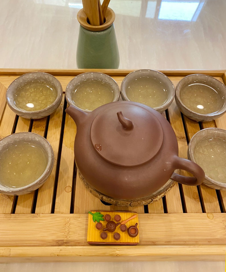 喝綠茶的養生效果最好;柯俊銘提供。
