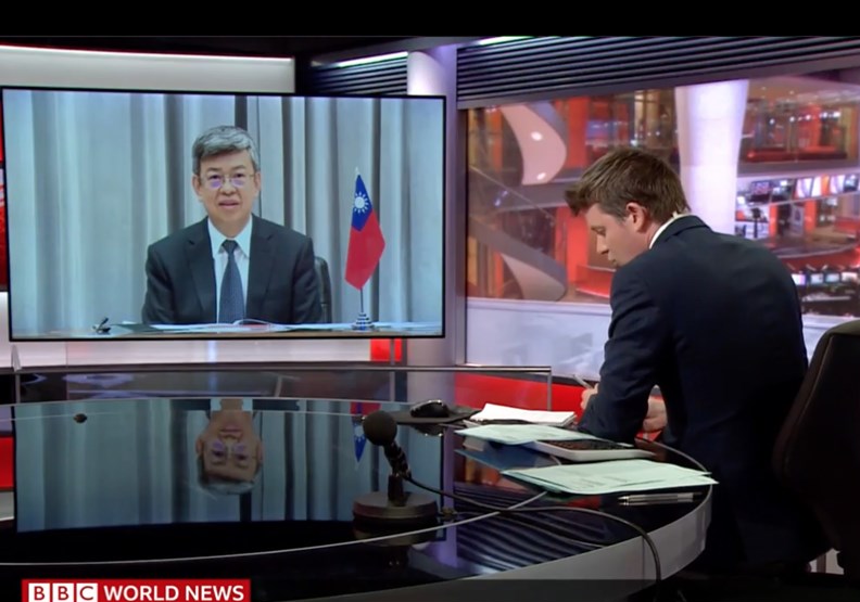 無私分享台灣經驗！陳建仁《BBC》專訪暢談抗疫成功關鍵
